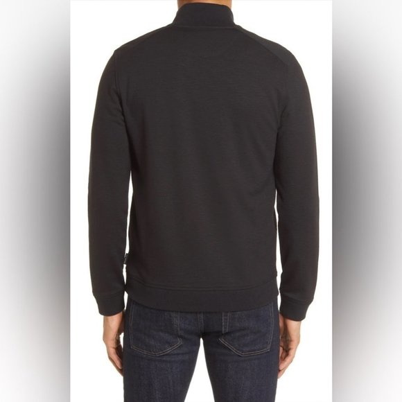 Ted Baker London Sweater Men's Size 2XL  Green Caravan Slim 1/4 Zip Long Sleeve‎ - Picture 12 of 12